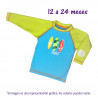 Playera natación 12-24 meses Surf. M. Ecopipo.