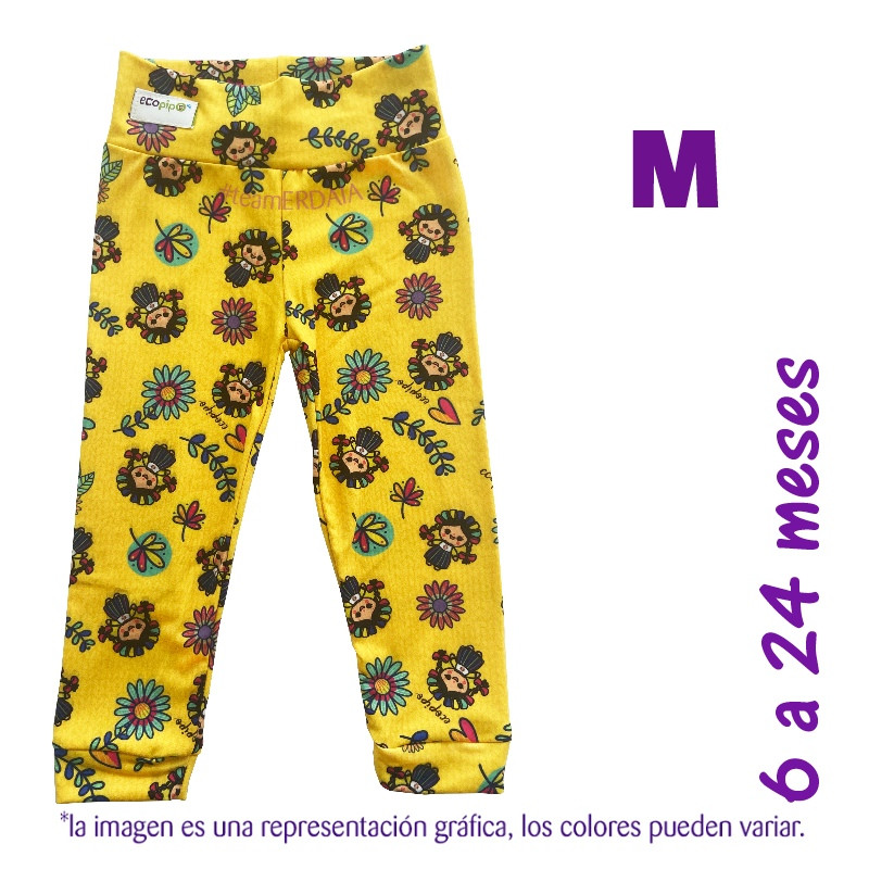 Leggings 6 a 24 meses Muñequitas. M.