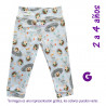 Leggings 2 a 4 años Astronautas. G.