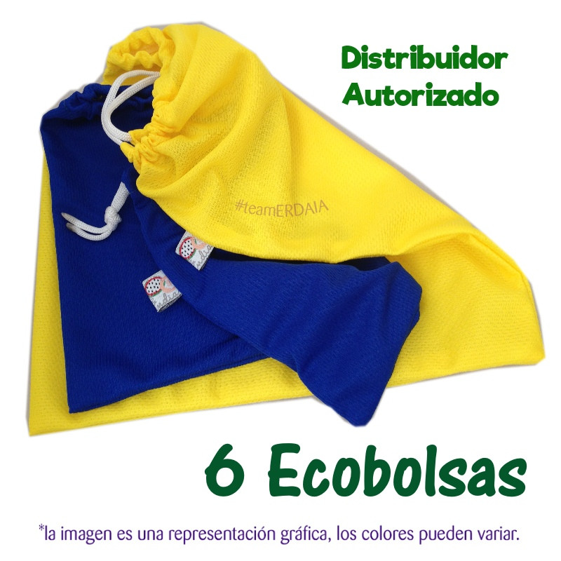 Ecobolsas para verdura 6 pack