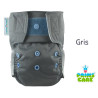 Pañal Prins Care. Gris. Velcro. Unitalla.