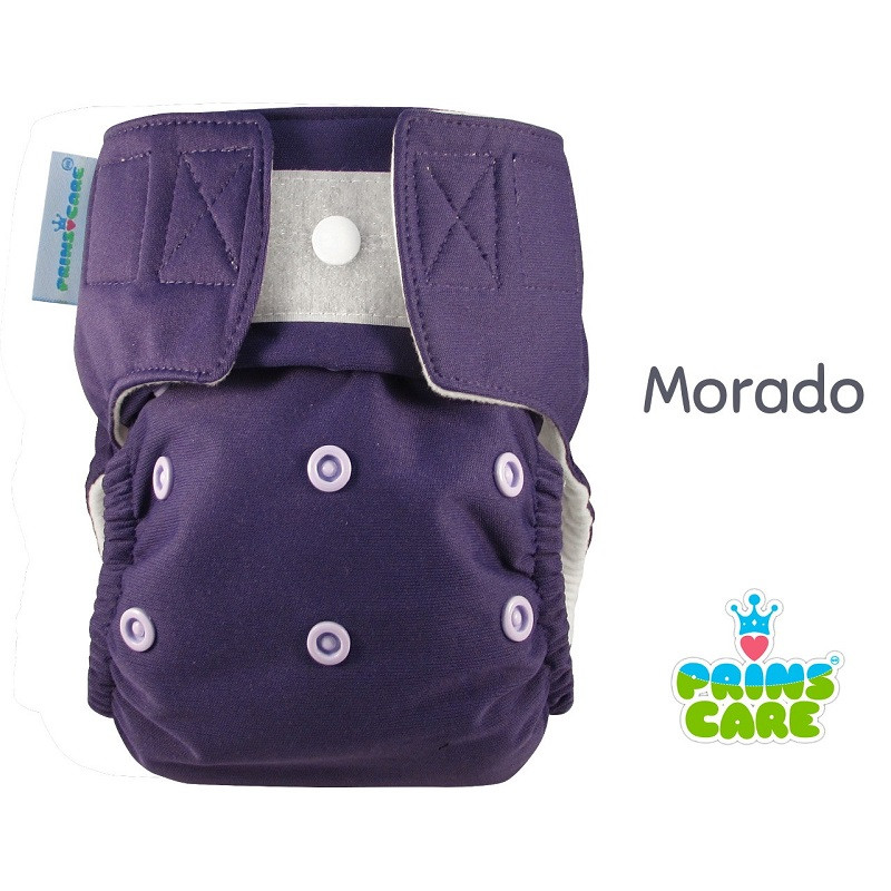 Pañal Prins Care. Morado. Velcro. Unitalla.